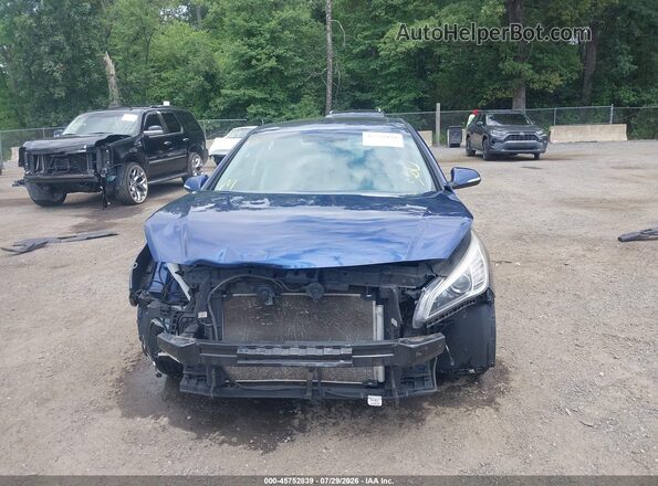 5NPE34AF6HH474668 2017 HYUNDAI SONATA Blue Вид спереду