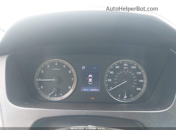 5NPE34AF6HH474668 2017 HYUNDAI SONATA Blue Вид задніх сидінь