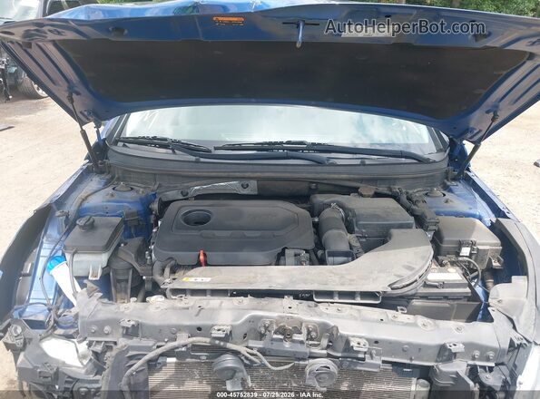 5NPE34AF6HH474668 2017 HYUNDAI SONATA Blue Вид ззаду