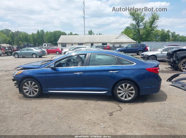 5NPE34AF6HH474668 2017 HYUNDAI SONATA Blue 
