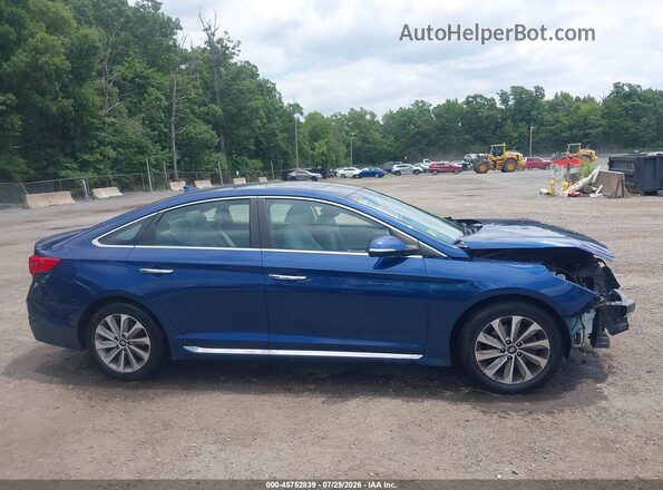 5NPE34AF6HH474668 2017 HYUNDAI SONATA Blue Панорамний вид салону 360°