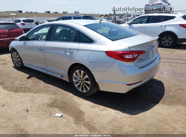 5NPE34AF6HH477487 2017 HYUNDAI SONATA Silver Задня ліва чверть