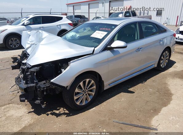 5NPE34AF6HH477487 2017 HYUNDAI SONATA Silver Передня ліва чверть