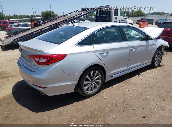5NPE34AF6HH477487 2017 HYUNDAI SONATA Silver Задня права чверть