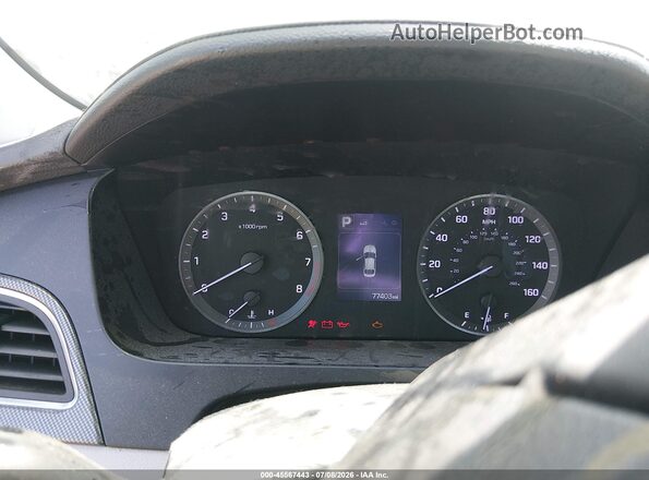 5NPE34AF6HH477487 2017 HYUNDAI SONATA Silver Вид задніх сидінь