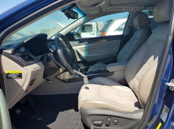 5NPE34AF6HH485511 2017 HYUNDAI SONATA Blue Սալոնի դիմացի տեսք