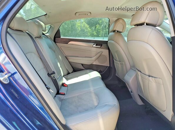 5NPE34AF6HH485511 2017 HYUNDAI SONATA Blue Հետևի նստատեղերի տեսք