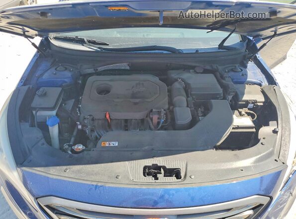 5NPE34AF6HH485511 2017 HYUNDAI SONATA Blue Սալոնի հետևի տեսք