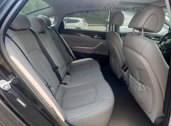 5NPE34AF6HH505840 2017 HYUNDAI SONATA Черный Вид задних сидений