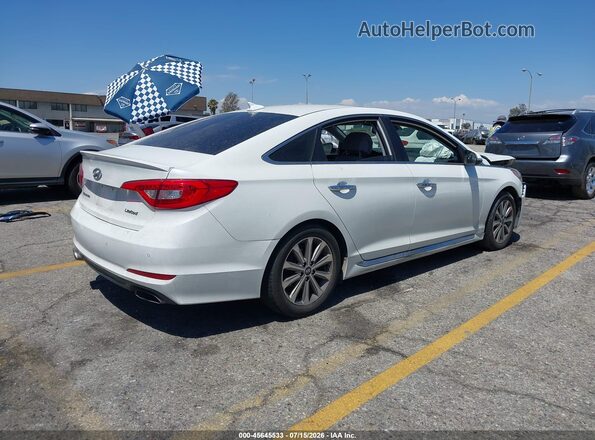 5NPE34AF6HH534433 2017 HYUNDAI SONATA White Задня права чверть