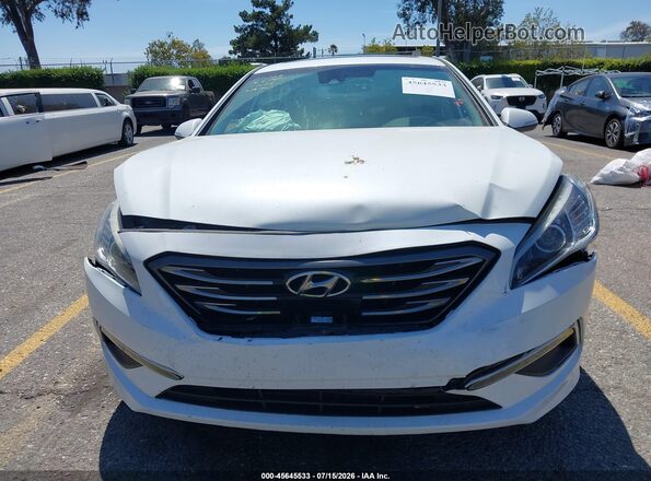 5NPE34AF6HH534433 2017 HYUNDAI SONATA White Вид спереду