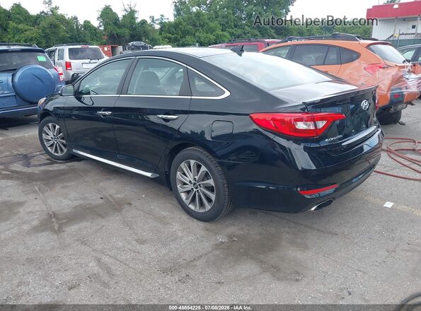 5NPE34AF6HH540040 2017 HYUNDAI SONATA Black Tył lewy