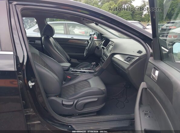 5NPE34AF6HH540040 2017 HYUNDAI SONATA Black Widok wnętrza z przodu