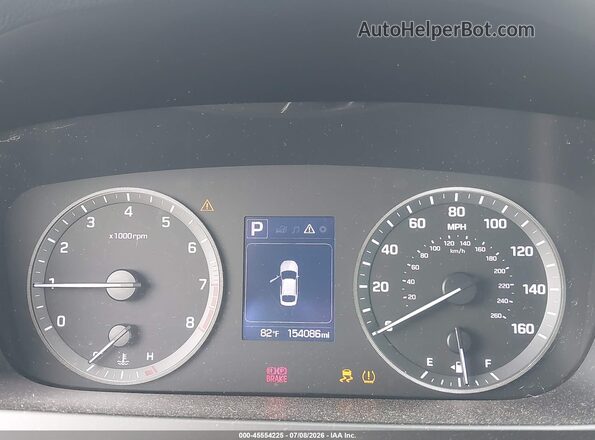5NPE34AF6HH540040 2017 HYUNDAI SONATA Black Widok tylnych siedzeń