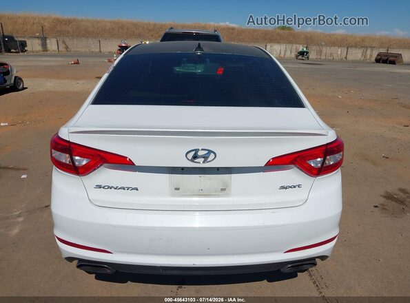 5NPE34AF6HH555587 2017 HYUNDAI SONATA White 