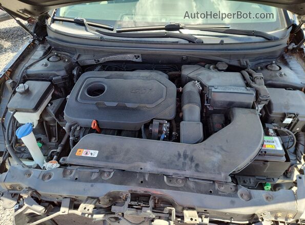 5NPE34AF6HH586452 2017 HYUNDAI SONATA Black Rear interior view