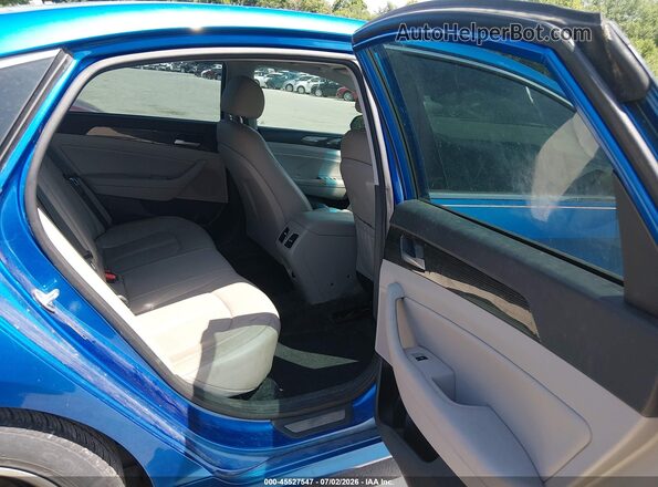 5NPE34AF6JH630715 2018 HYUNDAI SONATA Синий Вид наклейки с VIN-кодом