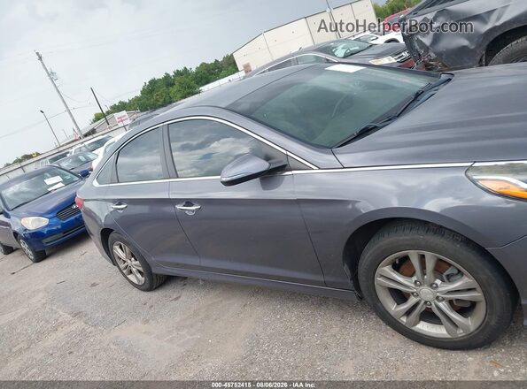 5NPE34AF6JH638541 2018 HYUNDAI SONATA Gray ხელსაწყოთა პანელის ხედი