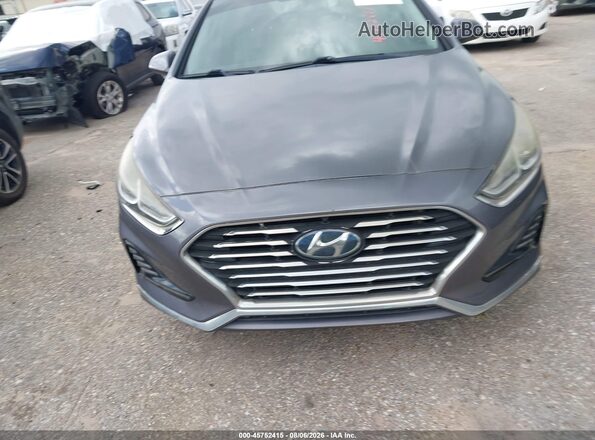 5NPE34AF6JH638541 2018 HYUNDAI SONATA Gray წინა ხედი