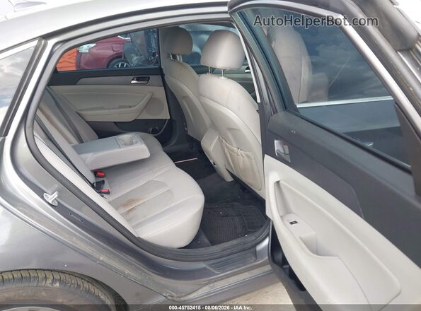5NPE34AF6JH638541 2018 HYUNDAI SONATA Gray VIN კოდის სტიკერის ხედი
