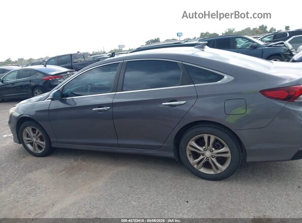 5NPE34AF6JH638541 2018 HYUNDAI SONATA Gray უკანა სალონის ხედი