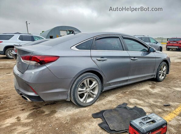 5NPE34AF6JH649393 2018 HYUNDAI SONATA Gray Tył prawy