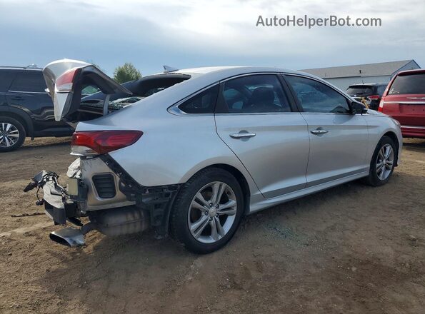 5NPE34AF6JH657896 2018 HYUNDAI SONATA Silver Tył prawy