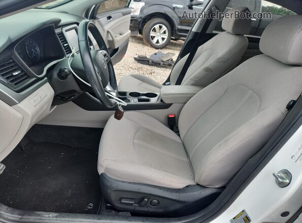 5NPE34AF6JH659051 2018 HYUNDAI SONATA White Սալոնի դիմացի տեսք