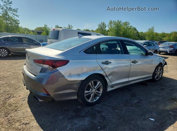 5NPE34AF6JH659356 2018 HYUNDAI SONATA Silver Trasero derecho