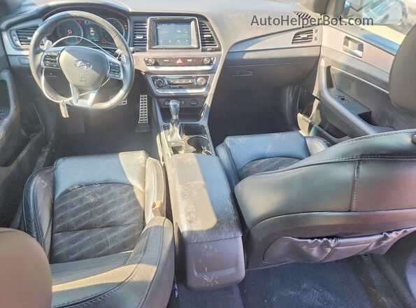 5NPE34AF6JH659356 2018 HYUNDAI SONATA Silver Vista del salpicadero