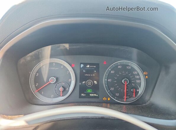 5NPE34AF6JH659356 2018 HYUNDAI SONATA Silver Vista del cuadro de instrumentos