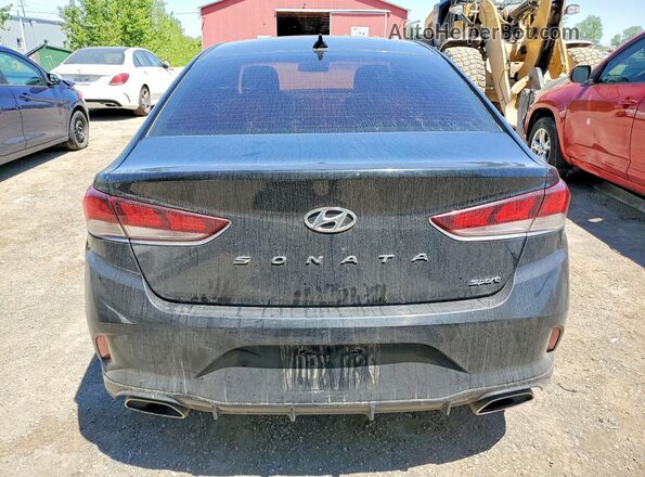 5NPE34AF6JH679896 2018 HYUNDAI SONATA Black Vista trasera