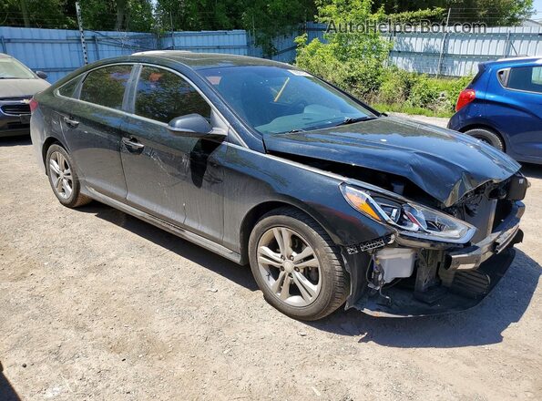 5NPE34AF6JH679896 2018 HYUNDAI SONATA Black Delantero derecho
