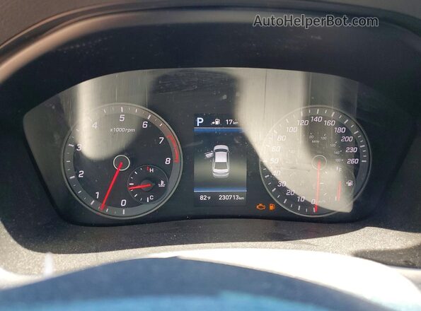 5NPE34AF6JH679896 2018 HYUNDAI SONATA Black Vista del cuadro de instrumentos