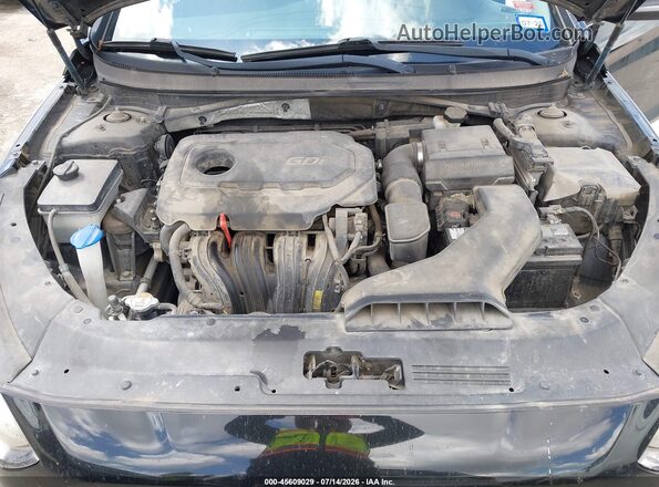 5NPE34AF6JH719944 2018 HYUNDAI SONATA Черный Вид сзади