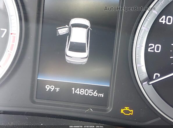 5NPE34AF6KH741346 2019 HYUNDAI SONATA Gray Vista de los asientos traseros