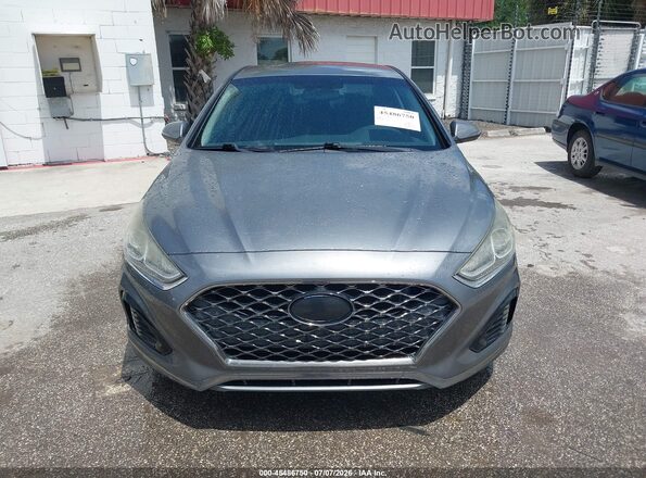 5NPE34AF6KH741346 2019 HYUNDAI SONATA Gray Vista del cuadro de instrumentos