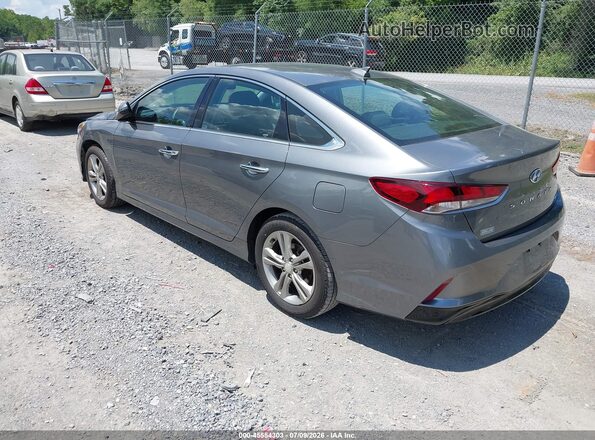 5NPE34AF6KH753268 2019 HYUNDAI SONATA Silver Trasero izquierdo