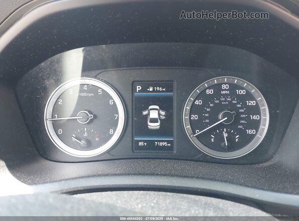5NPE34AF6KH753268 2019 HYUNDAI SONATA Silver Vista de los asientos traseros