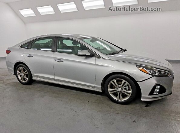 5NPE34AF6KH775688 2019 HYUNDAI SONATA Silver Przód prawy