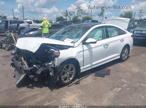 5NPE34AF6KH808110 2019 HYUNDAI SONATA White Front left