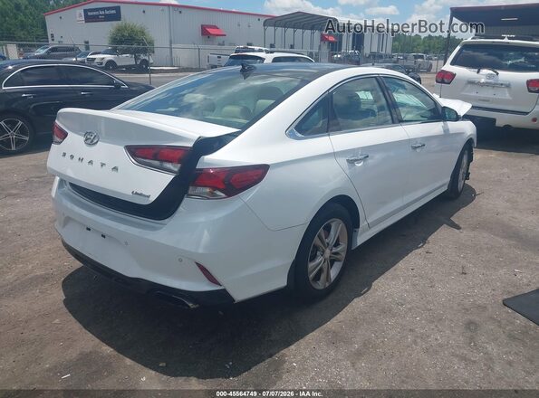 5NPE34AF6KH808110 2019 HYUNDAI SONATA White Rear right