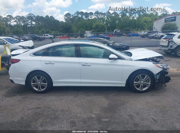 5NPE34AF6KH808110 2019 HYUNDAI SONATA White Rear interior view