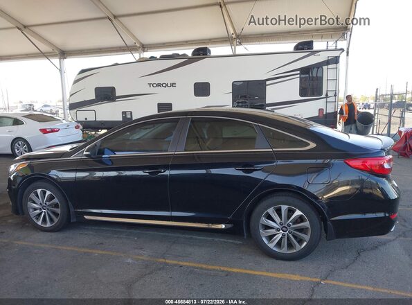 5NPE34AF7GH282786 2016 HYUNDAI SONATA Черный Панорамный вид салона 360°