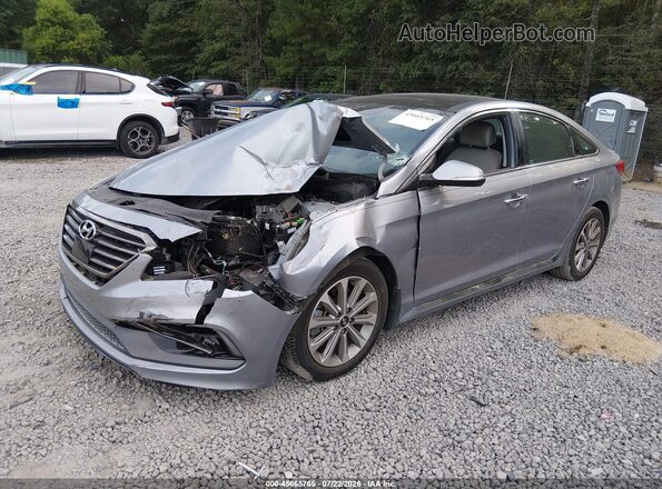 5NPE34AF7GH288989 2016 HYUNDAI SONATA Серебряный Передняя левая четверть