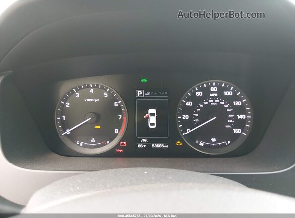 5NPE34AF7GH288989 2016 HYUNDAI SONATA Серебряный Вид задних сидений