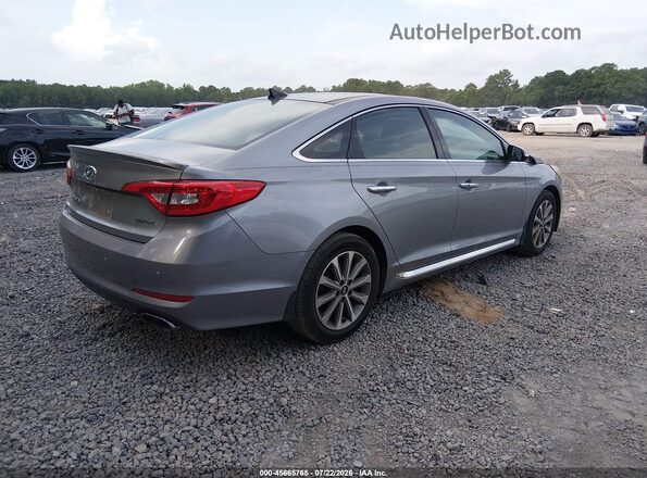 5NPE34AF7GH288989 2016 HYUNDAI SONATA Серебряный Задняя правая четверть