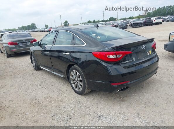 5NPE34AF7GH299247 2016 HYUNDAI SONATA Черный Задняя левая четверть