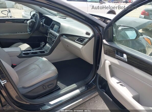 5NPE34AF7GH299247 2016 HYUNDAI SONATA Черный Вид салона спереди