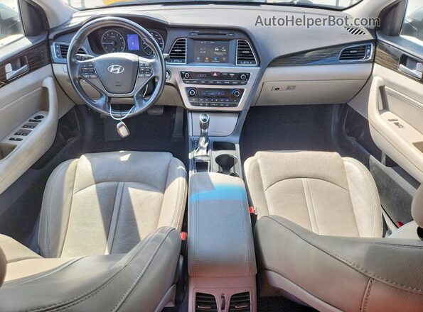 5NPE34AF7GH303393 2016 HYUNDAI SONATA Silver Вид панелі приладів